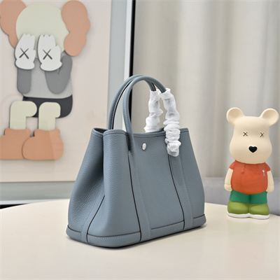 Hermes Garden Party 30/36CM Togo Leather Bleu Lin HS