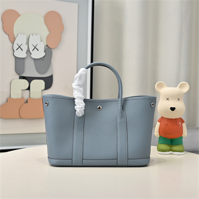 Hermes Garden Party 30/36CM Togo Leather Bleu Lin HS