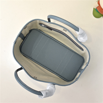 Hermes Garden Party 30/36CM Togo Leather Bleu Lin HS