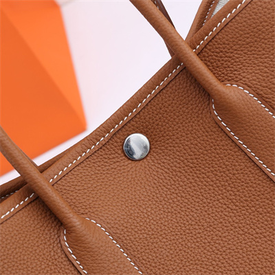 Hermes Garden Party 30/36CM Calfskin Leather Gold