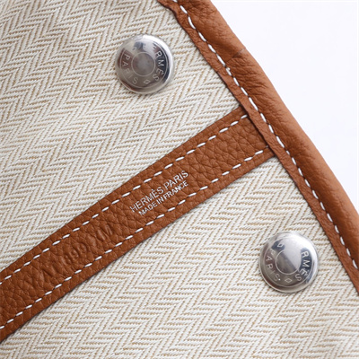 Hermes Garden Party 30/36CM Calfskin Leather Gold