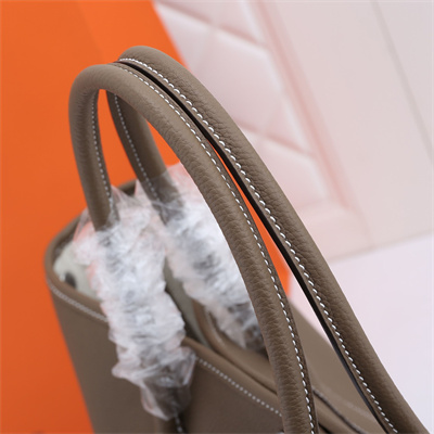 Hermes Garden Party 30/36CM Calfskin Leather Etoupe