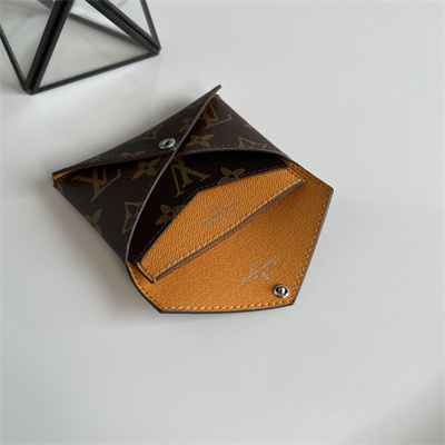 L.V Kirigami Card Holder Monogram Canvas Safran Yellow M12791