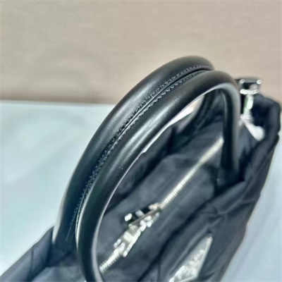 Prada Re-Nylon medium padded tote Black 1BG435