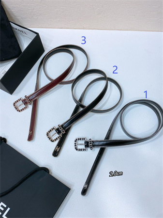 Chanel Belts In Shinny Calfskin 20MM  Color Options