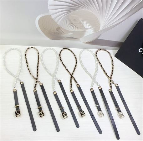 Chanel Chain /Pearls  Belts In Calfskin 15MM Options