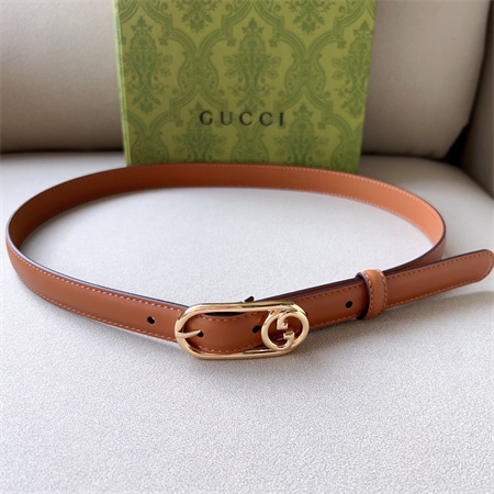 Gucci Belts In Calfskin/GG Canvas 20MM  Color Options