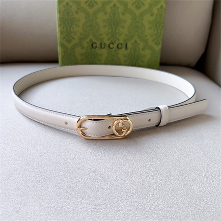 Gucci Belts In Calfskin/GG Canvas 20MM  Color Options