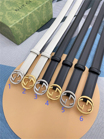 Gucci Belts In Calfskin 25MM Color Options