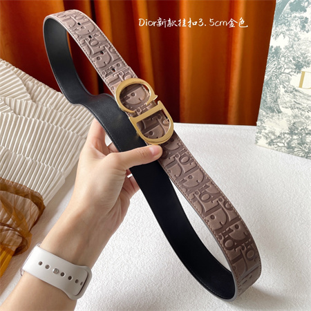Dior Belts In Jacquard Embossed Calfskin 35MM Color Options