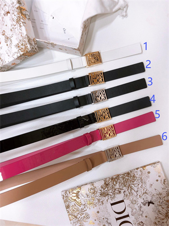 Dior Belts In Patent Calfskin/Smooth Calfskin 25MM Color Options