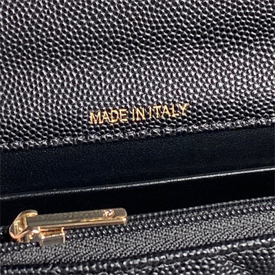 Chanel Clutch with Chain Grained Calfskin & Gold-Tone Metal Black AP4406