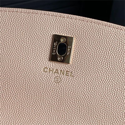 Chanel Clutch with Chain Grained Calfskin & Gold-Tone Metal Pink AP4406