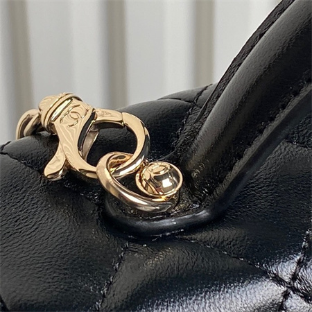 Chanel Vanity with chain Lambskin & Gold-Tone Metal Black AP4412