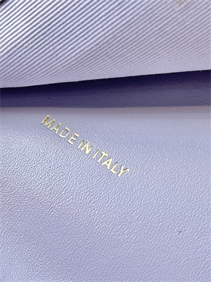 Chanel Small Flap Wallet Tri-Fold Grained Calfskin Gold Tone Metal Lt Purple A82288