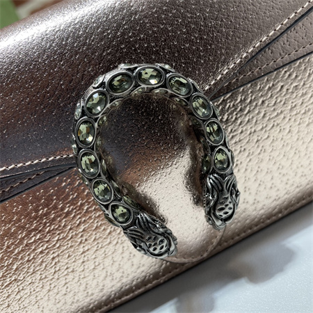 Gu.cci Dionysus Super Mini Bag Rose Gold Leather 476432