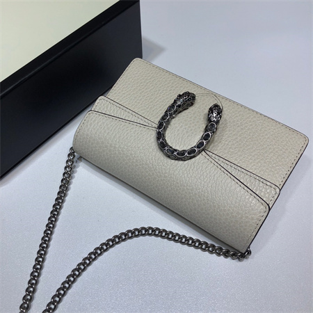 Gu.cci Dionysus Super Mini Bag Cream Leather 476432