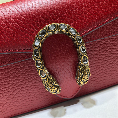 Gu.cci Dionysus Super Mini Bag Red Leather 476432