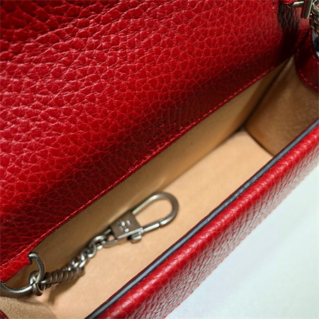 Gu.cci Dionysus Super Mini Bag Red Leather 476432