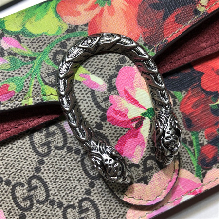 Gu.cci Dionysus Super Mini Bag With Flower Printing 476432