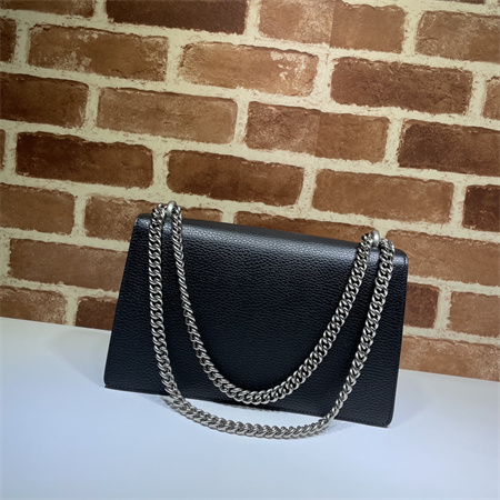 Gu.cci Dionysus small shoulder bag Black Leather 400249
