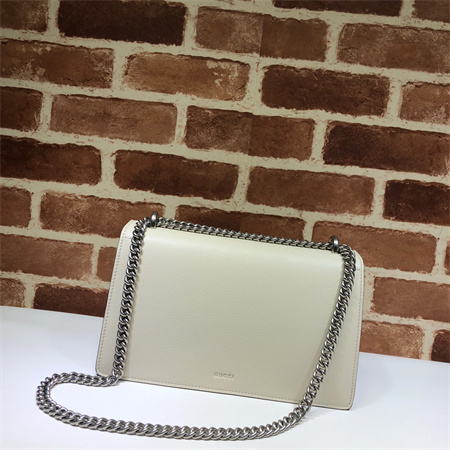 Gu.cci Dionysus small shoulder bag Cream Leather 400249