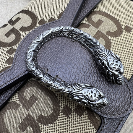 Gu.cci Dionysus small shoulder bag Jumbo GG Canvas 400249