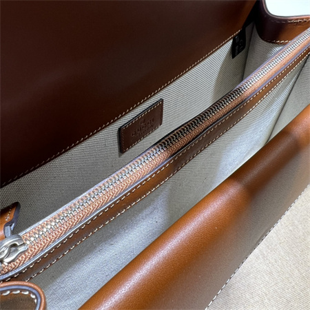 Gu.cci Dionysus small shoulder bag Vintage Brown Leather 400249