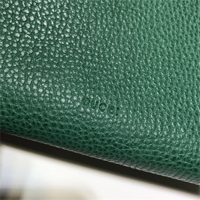 Gu.cci Dionysus GG Supreme chain wallet Green Leather 401231