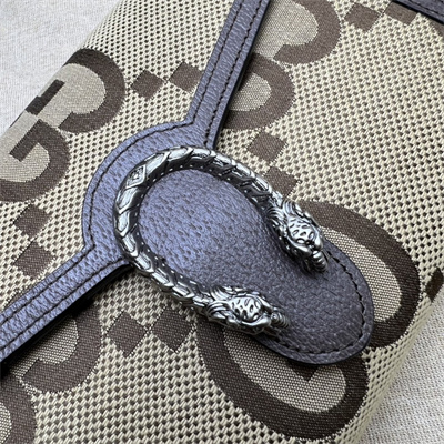 Gu.cci Dionysus GG Supreme chain wallet Jumbo GG Canvas 401231