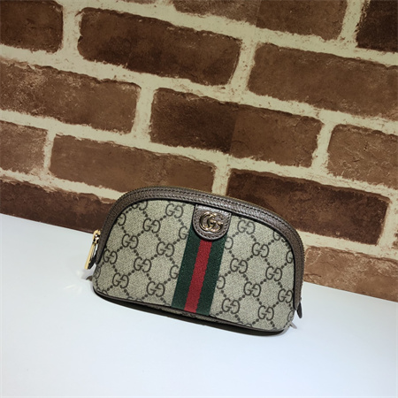 Gu.cci Ophidia medium cosmetic case GG Supreme canvas 625550
