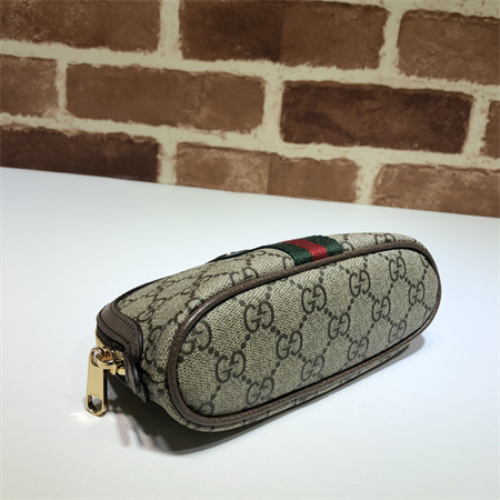 Gu.cci Ophidia medium cosmetic case GG Supreme canvas 625550