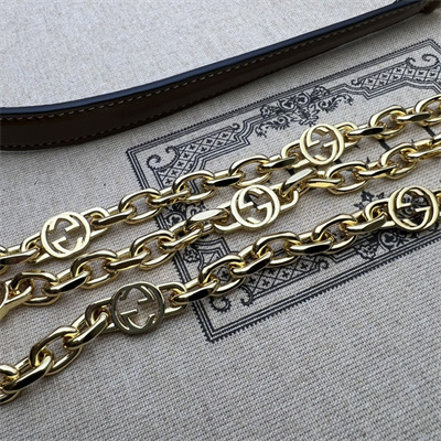 Gu.cci Horsebit 1955 Small Shoulder Bag Brown Leather 735178