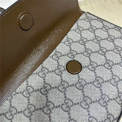 Gu.cci Horsebit 1955 Small Shoulder Bag GG Supreme Canvas 645454