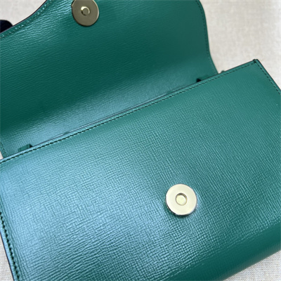 Gu.cci Horsebit 1955 Mini Bag Green Leather 724713