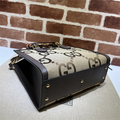 Gu.cci Diana Jumbo GG Canvas Small Tote Bag 660195