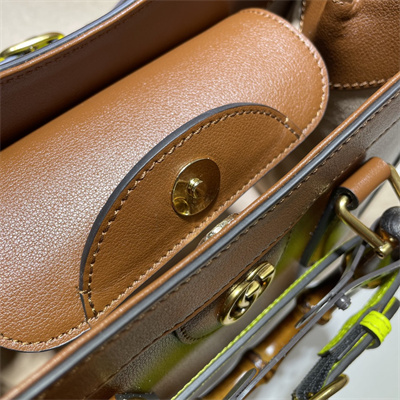 Gu.cci Diana Small Tote Bag Brown Leather 660195