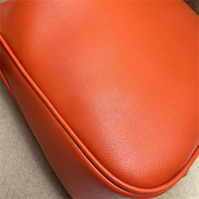 Gu.cci Diana Medium Shoulder Bag Orange Leather 746124