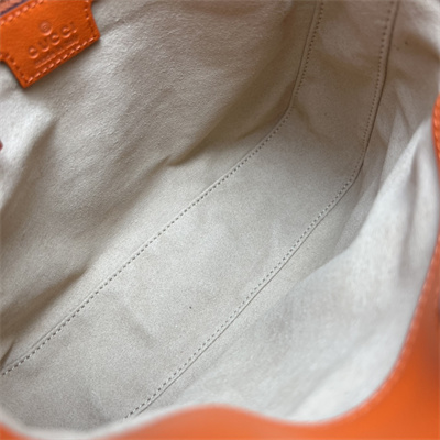 Gu.cci Diana Small Shoulder Bag Orange Leather 746251