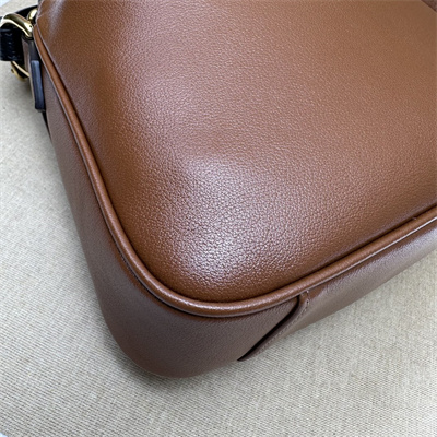 Gu.cci Diana Small Shoulder Bag Brown Leather 746251