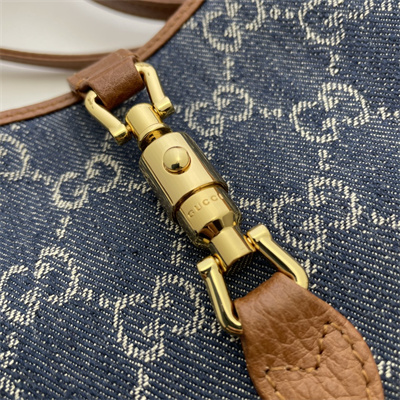 Jackie 1961 Mini Shoulder Bag GG Denim Blue 637092