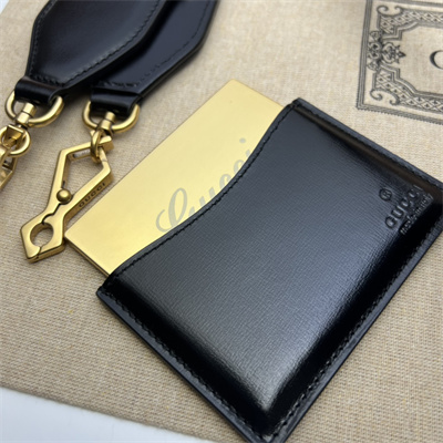 Gu.cci Bamboo 1947 Small Top Handel Bag Black Leather 675797