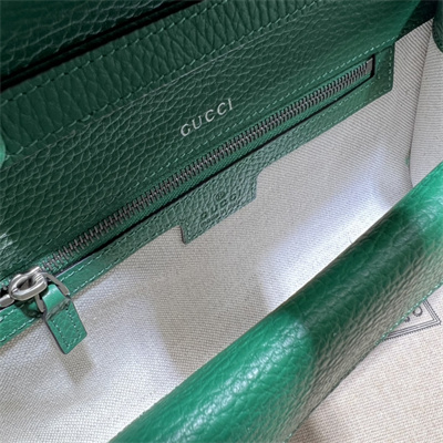 Gu.cci Dionysus Small Shoulder Bag Green Leather 731782
