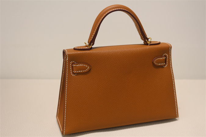 Kelly Mini II Bag Epsom Leather Gold/Silver Hardware In Gold Color HS