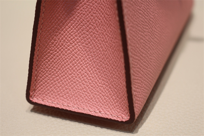 Kelly Mini II Bag Epsom Leather Gold/Silver Hardware In Rose Confetti Color HS