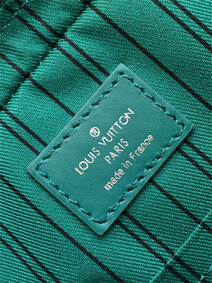 L.V Trio Messenger Bag Monogram Macassar coated canvas and cowhide leather Borneo Green M12766