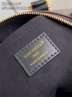 L.V Speedy Trunk 20 Monogram canvas &Cowhide-leather trim Black M13146