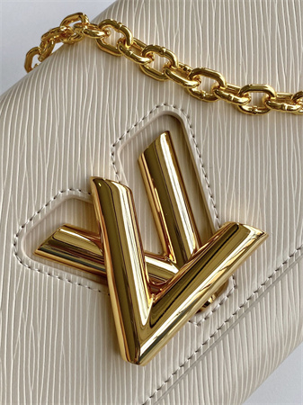 L.V Twist West Handbag Epi grained cowhide leather Quartz White M24550