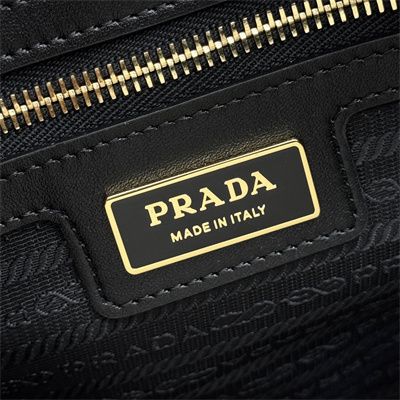 Prada Re-Edition 1978 medium Re-Nylon and Saffiano leather top-handle bag Black 1BB233