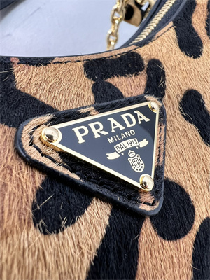Prada Re-Edition Leopard print horsehide mini-bag 1BC204
